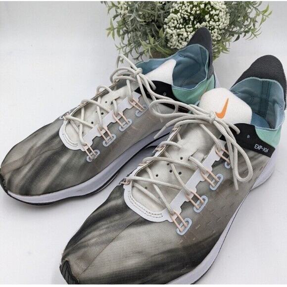 Nike EXP-X14 QS Men's Shoes White-Emerald Rise Cone BQ6972-100,Sz‎ 10 - Picture 4 of 12